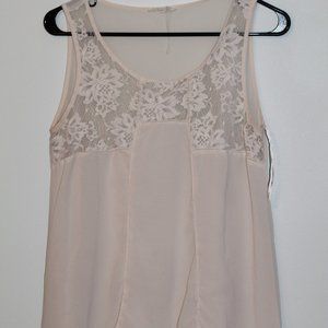 Cream lace top